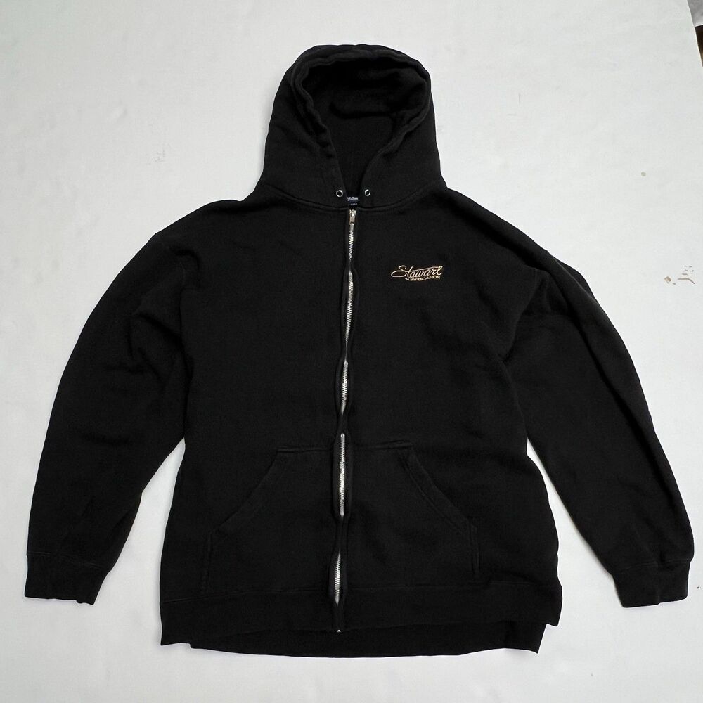 Vintage Stewart Surfboards Hoodie Zip Front Sweater XL Extra Large